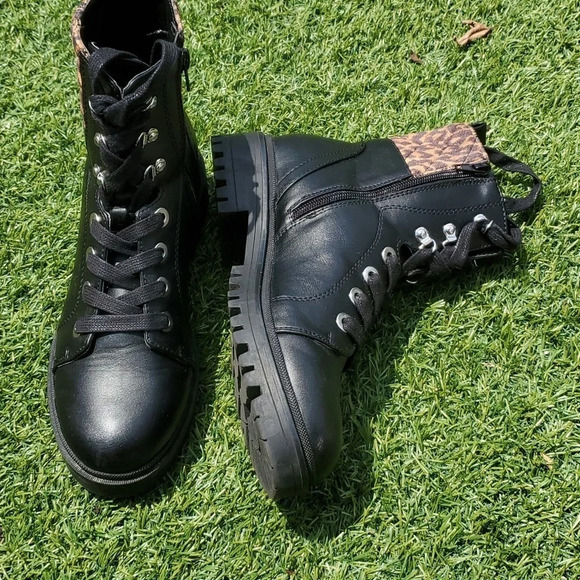 Nine West Womens Combat Boots - Picture 1 of 11